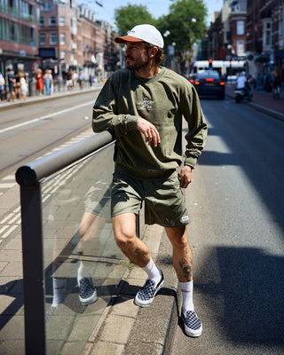 Rhythm Drifter Salt Wash Crew Olive
