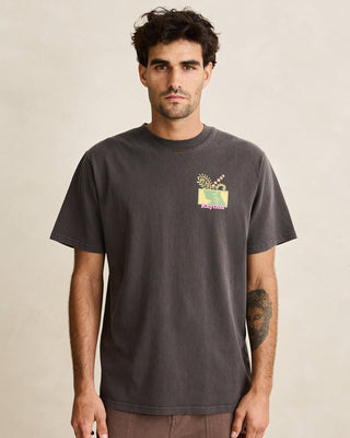Rhythm Echoes Vintage SS T-Shirt Vintage Black