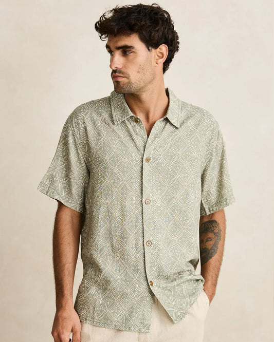 Rhythm Java S/S Shirt Olive