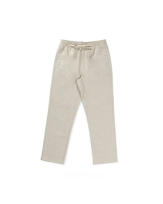Rhythm Linen Jam Pant Bone