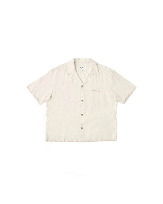 Rhythm Relaxed Whip Stitch S/S Shirt Natural