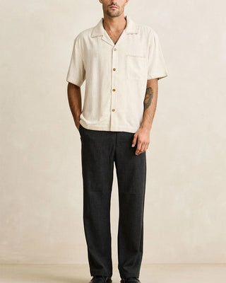 Rhythm Relaxed Whip Stitch S/S Shirt Natural