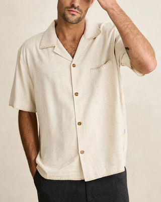Rhythm Relaxed Whip Stitch S/S Shirt Natural