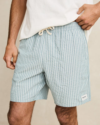 Rhythm Seersucker Stripe Jam Short Pine