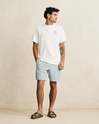 Rhythm Seersucker Stripe Jam Short Pine