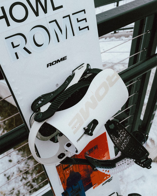 Rome 390 Boss FW Ivory 2027 Snowboard Bindings
