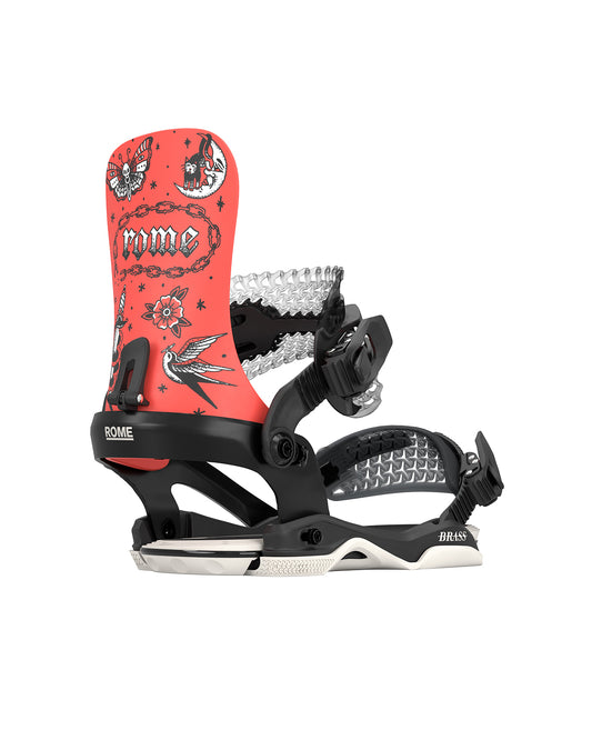 Rome Brass AW 2027 Team Snowboard Bindings