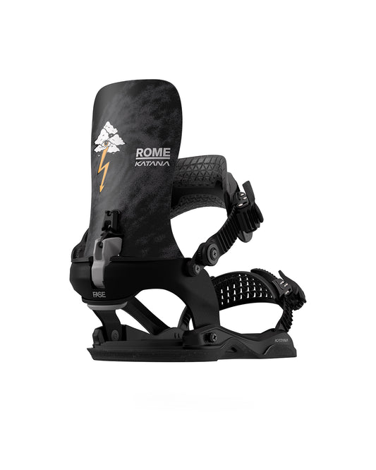 Rome Men's Katana AW FASE® Pro Black 2027 Snowboard Bindings