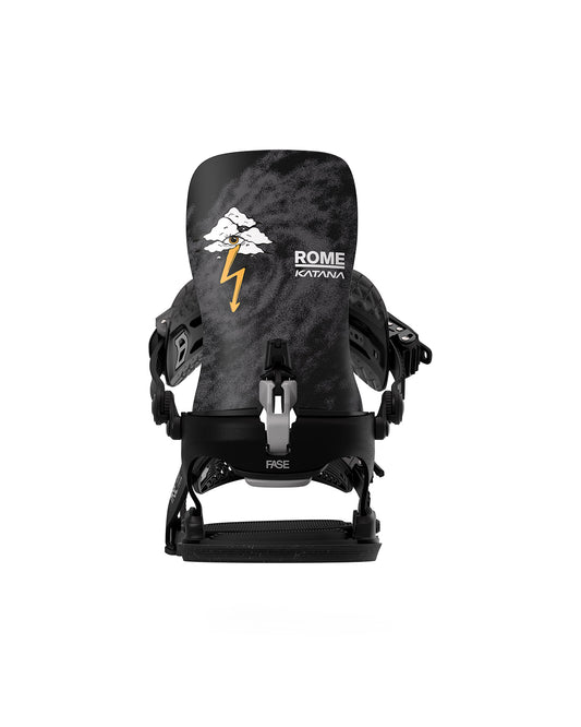 Rome Men's Katana AW FASE® Pro Black 2027 Snowboard Bindings