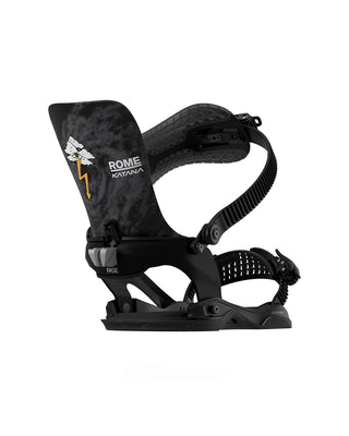 Rome Men's Katana AW FASE® Pro Black 2027 Snowboard Bindings