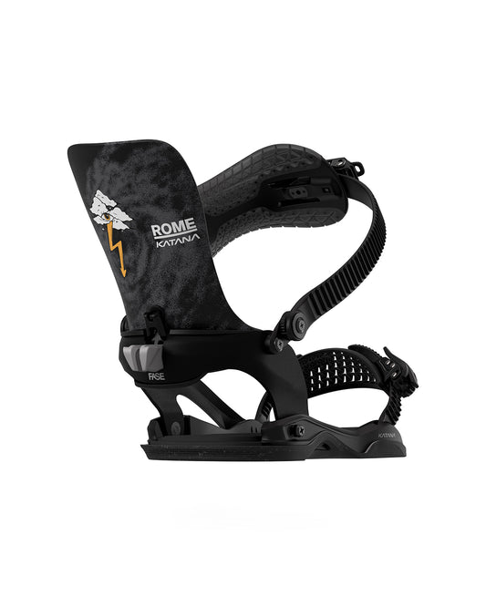 Rome Men's Katana AW FASE® Pro Black 2027 Snowboard Bindings