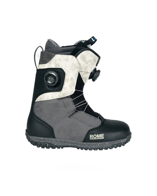 Rome Womens Bodega Pro Boa Black / Bone 2025 Snowboard Boots