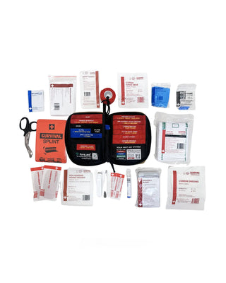 SURVIVAL Hiking First Aid Kit Brown