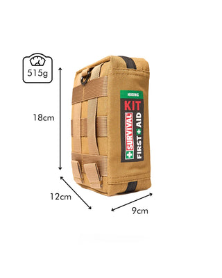 SURVIVAL Hiking First Aid Kit Brown