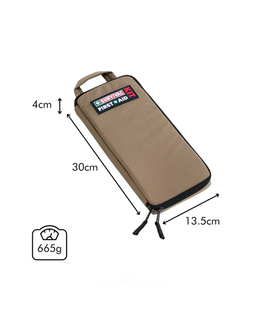 SURVIVAL Slimline First Aid Kit Brown