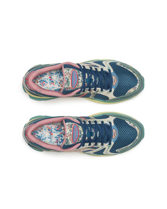Saucony Progrid Triumph 4 Kissaten Floral Blue / Beige