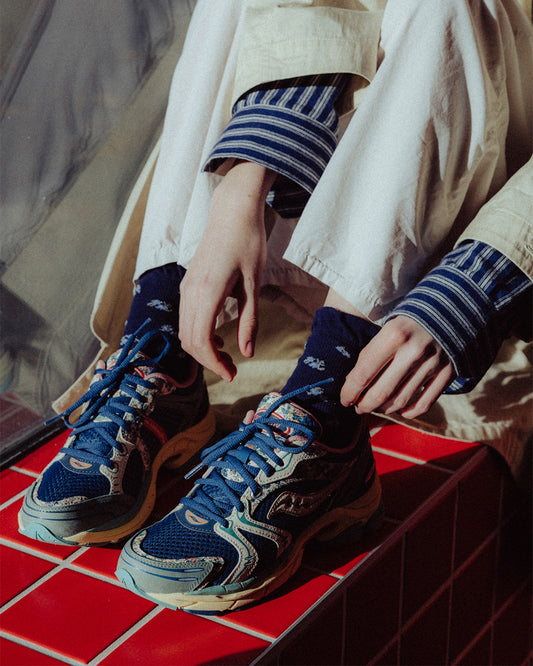 Saucony Progrid Triumph 4 Kissaten Floral Blue / Beige