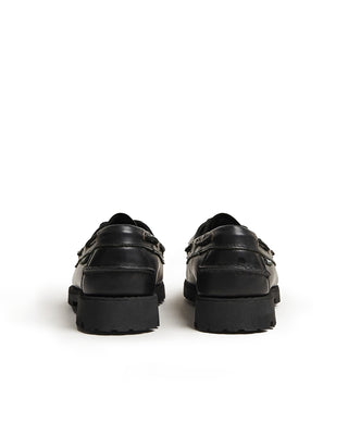 Sebago Ranger Waxy leather loafer Total Black