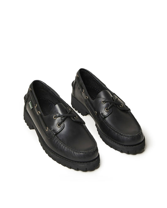 Sebago Ranger Waxy leather loafer Total Black