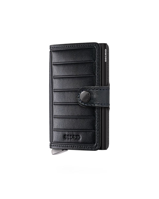 Secrid Premium Miniwallet Emboss Lines Black