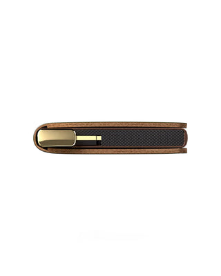 Secrid Premium Slimwallet+ Emboss Lines Cognac