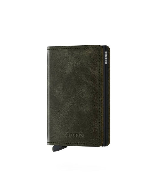 Secrid Slimwallet Vintage Olive Black