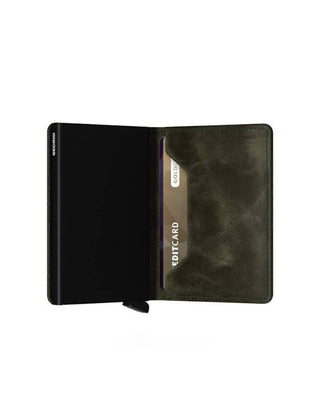 Secrid Slimwallet Vintage Olive Black