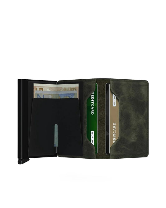 Secrid Slimwallet Vintage Olive Black