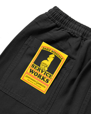 Service Works Canvas Chef Pants Black