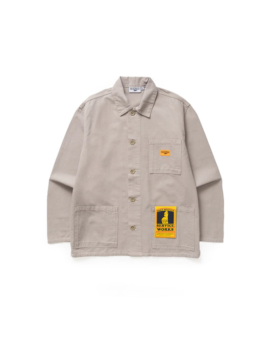 Service Works Classic Canvas Chore Shirt Stone