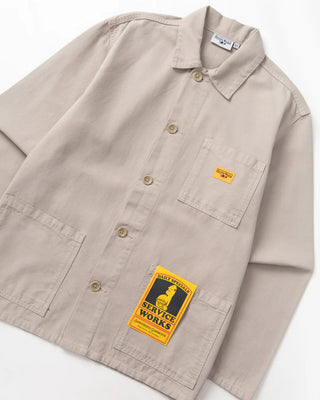 Service Works Classic Canvas Chore Shirt Stone