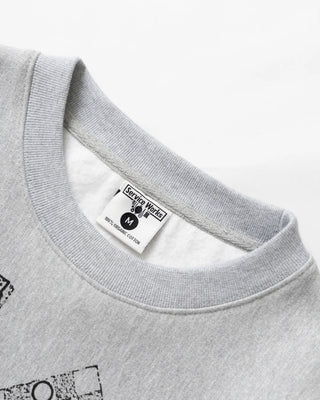 Service Works Frequent Flyer Crewneck Heather Grey