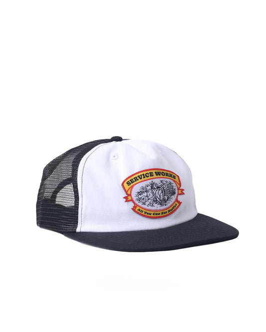 Service Works All You Can Eat Trucker Black / White