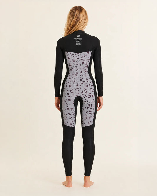 Sisstrevolution 7 Seas 3/2 Back Zip Solid Black