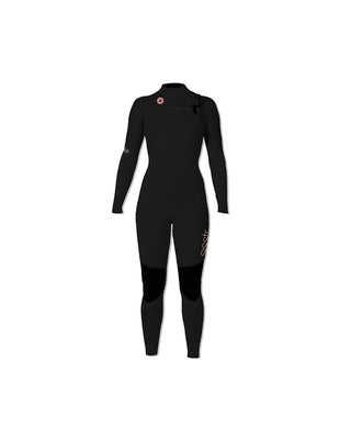 Sisstrevolution 7 Seas 4/3 Chest Zip Full Suit Black Wetsuit