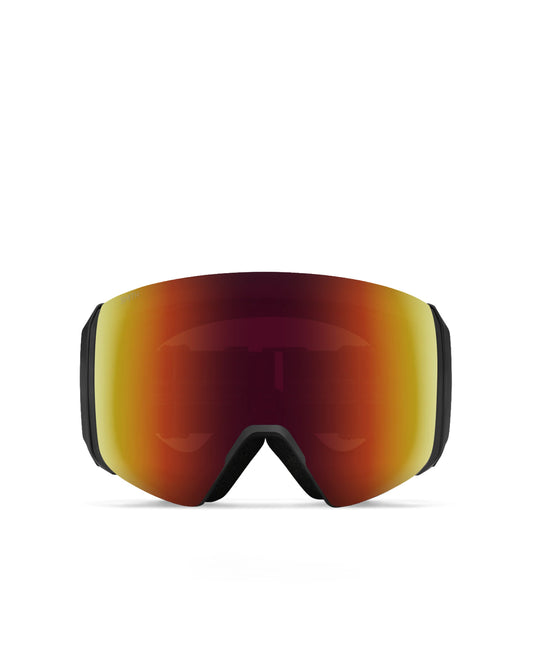 Smith 4D MAG XL Black Chromapop Sun Red Mirror + Chromapop Storm Yellow Flash