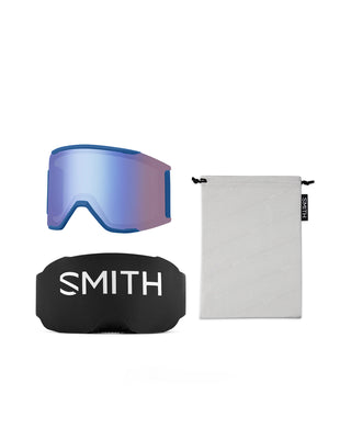 Smith Squad MAG Black Chromapop Sun Black Gold Mirror / Chromapop Storm Blue Sensor Mirror