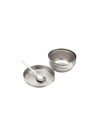 Snow Peak 3 Piece Titanium Cookset
