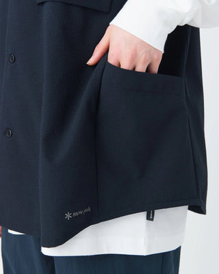 Snow Peak Airo Short Sleeve Shirt Black detail 1