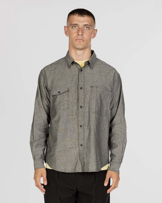 Snow Peak Chambray Work Shirt Black