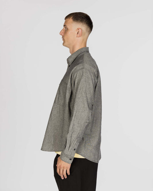Snow Peak Chambray Work Shirt Black