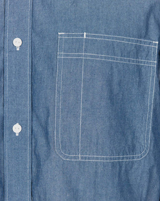 Snow Peak Chambray Work Shirt Blue