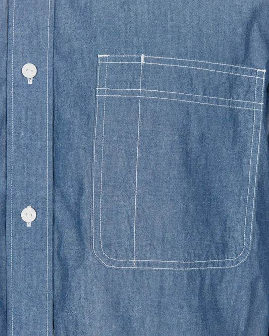 Snow Peak Chambray Work Shirt Blue