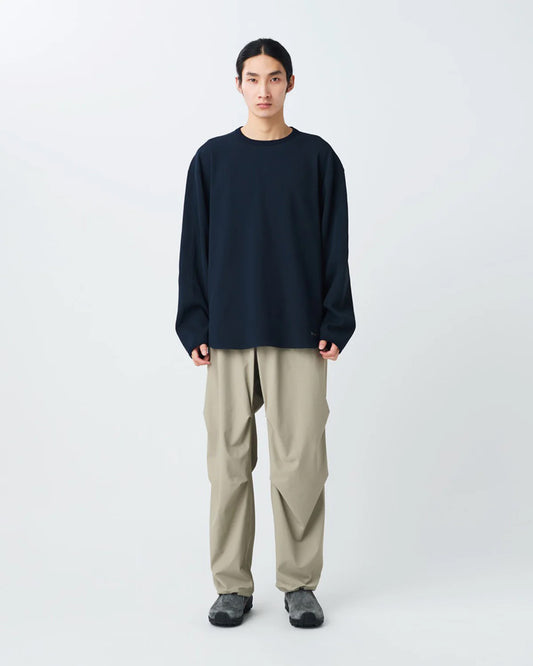 Snow Peak Dry Waffle L/S T-Shirt Dark Navy