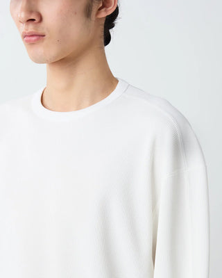 Snow Peak Dry Waffle L/S T-Shirt Off White