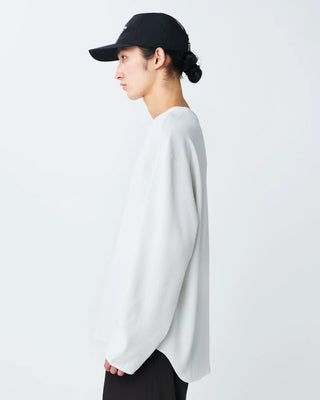 Snow Peak Dry Waffle L/S T-Shirt Off White