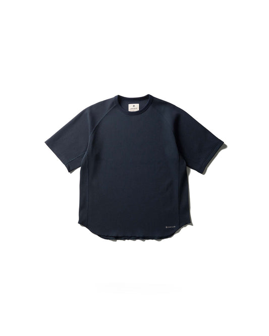 Snow Peak Dry Waffle T-Shirt Dark Navy front