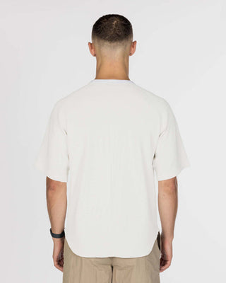Snow Peak Dry Waffle T-Shirt Off White model back