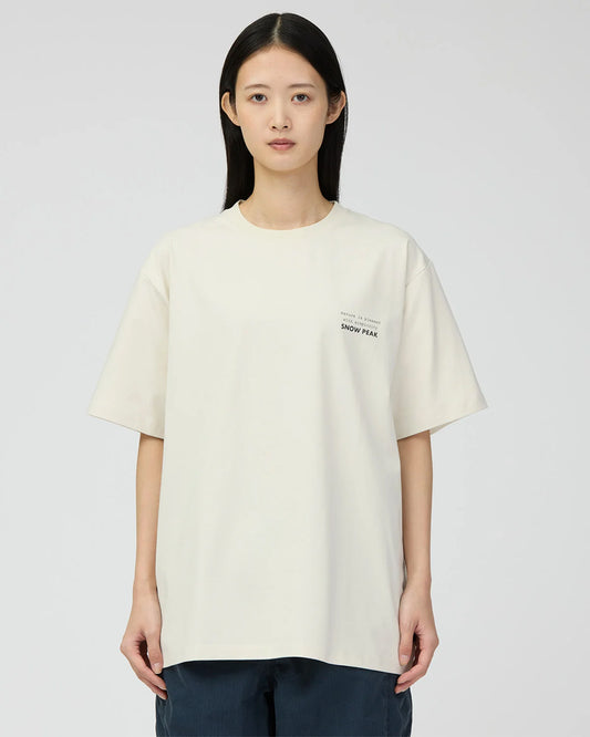 Snow Peak Elemental Balance T-Shirt Ivory