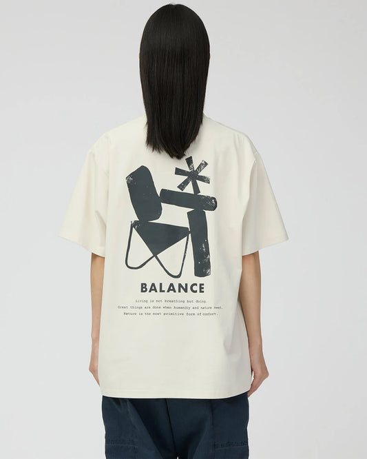 Snow Peak Elemental Balance T-Shirt Ivory